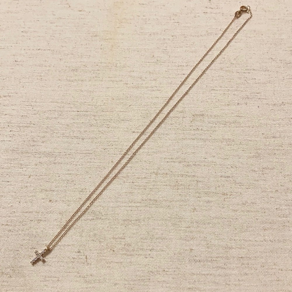 Sterling Silver cross necklace.